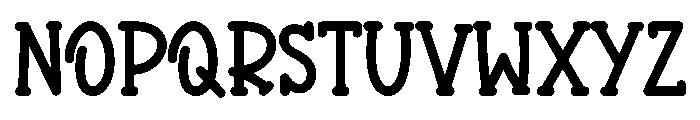 Simple Spring Font LOWERCASE