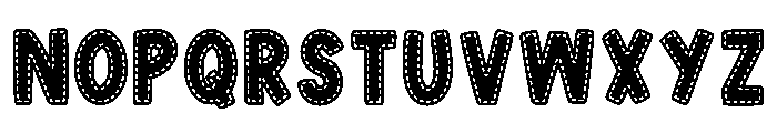 Simple Stitch Regular Font UPPERCASE