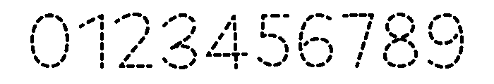 Simple Stitch Font OTHER CHARS