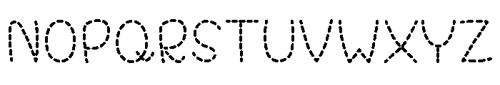 Simple Stitch Font UPPERCASE