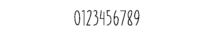 Simple Text Font OTHER CHARS