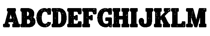Simple Textured Font UPPERCASE