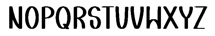 Simple Thankful Font LOWERCASE