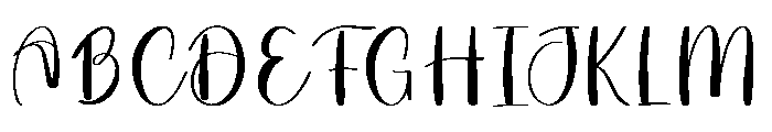 Simple Thread Font UPPERCASE