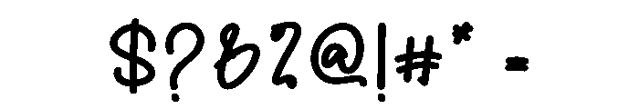 Simple Thursday Font OTHER CHARS