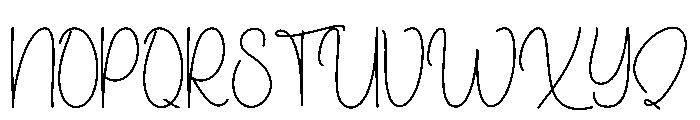 Simple Thyphology Font UPPERCASE