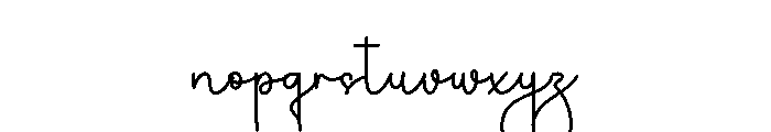 Simple Thyphology Font LOWERCASE