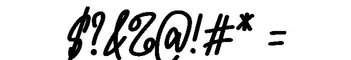 Simple Tulis Font OTHER CHARS