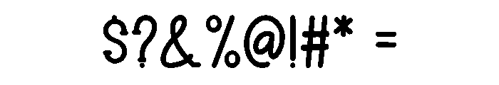Simple Varsity Font OTHER CHARS