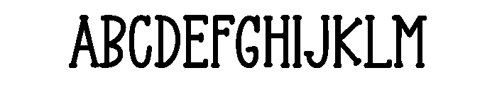 Simple Varsity Font UPPERCASE