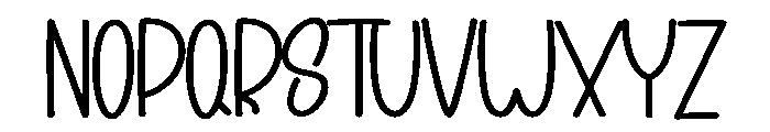 Simple Volleyball Font UPPERCASE