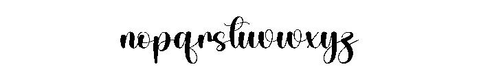 Simple Wednesday1 Font LOWERCASE