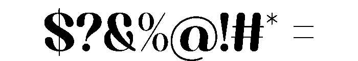 Simple Weight Regular Font OTHER CHARS