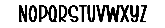 Simple Wicked Font LOWERCASE