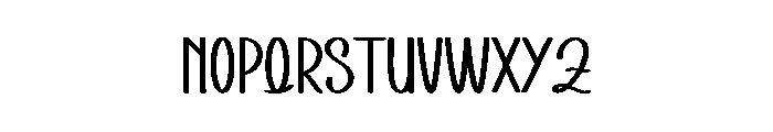 Simple Wonder Font LOWERCASE