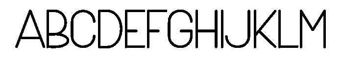 Simple Wonderful Font UPPERCASE