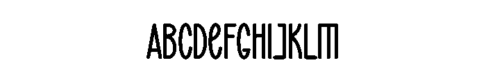 Simple Yesterday Font UPPERCASE