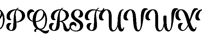 SimpleHoliday-Regular Font UPPERCASE