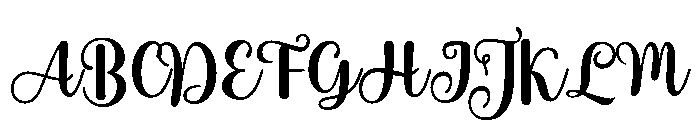 SimpleWinter-Regular Font UPPERCASE