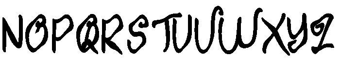 SimpleWriting Font UPPERCASE