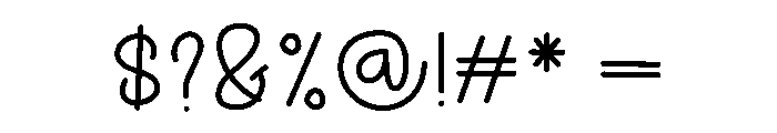 Simplicity Design Font OTHER CHARS