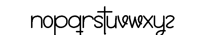 Simplicity Design Font LOWERCASE