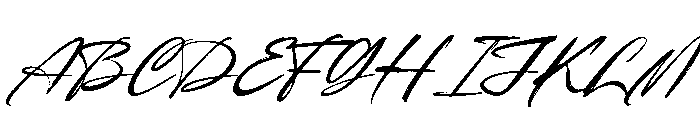 Simply Addiction Italic Font UPPERCASE