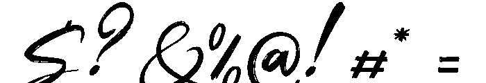 Simply Addiction Font OTHER CHARS
