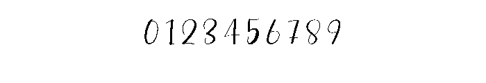 Simply Calligraphy Font OTHER CHARS