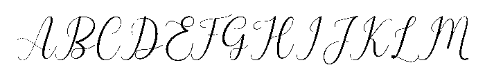 Simply Calligraphy Font UPPERCASE