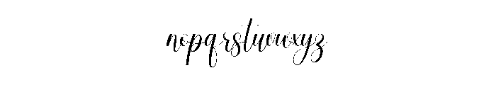 Simply Calligraphy Font LOWERCASE