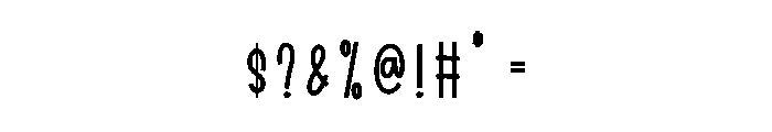 Simply Creative Font OTHER CHARS