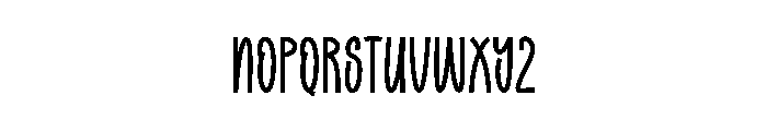Simply Creative Font LOWERCASE