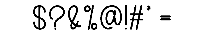 Simply Designer Font OTHER CHARS