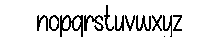 Simply Designer Font LOWERCASE