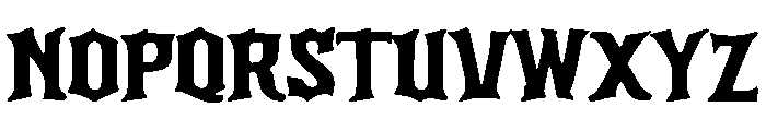 Simply Gothic Font UPPERCASE