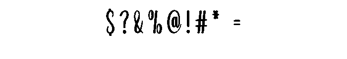 Simply Handwriting Font OTHER CHARS