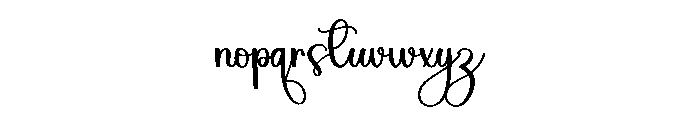Simply Handwriting Font LOWERCASE