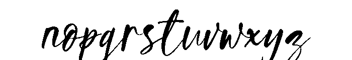 Simply Loved Regular Font LOWERCASE