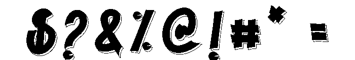 Simply Outline Font OTHER CHARS