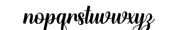 SimplyBeautiful Font LOWERCASE