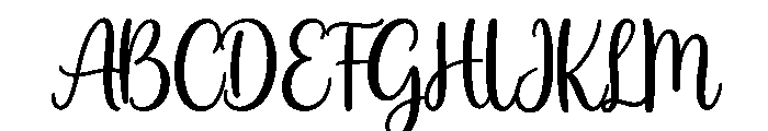 SimplyElegant Font UPPERCASE