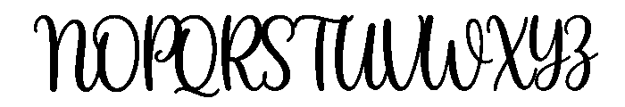 SimplyElegant Font UPPERCASE