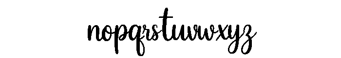 SimplyElegant Font LOWERCASE