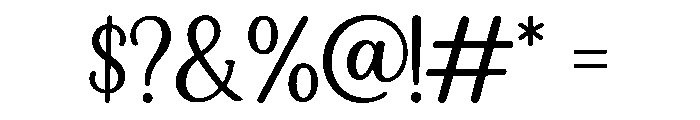 SimplySignature Font OTHER CHARS