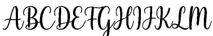SimplySignature Font UPPERCASE