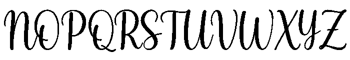 SimplySignature Font UPPERCASE