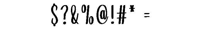 Simplys Rainbow Font OTHER CHARS