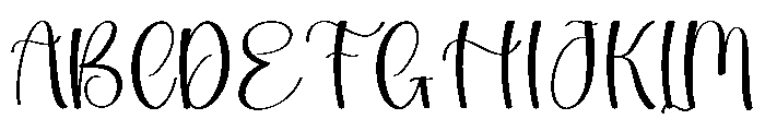 Simplys Rainbow Font UPPERCASE