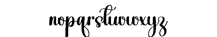Simplys Rainbow Font LOWERCASE